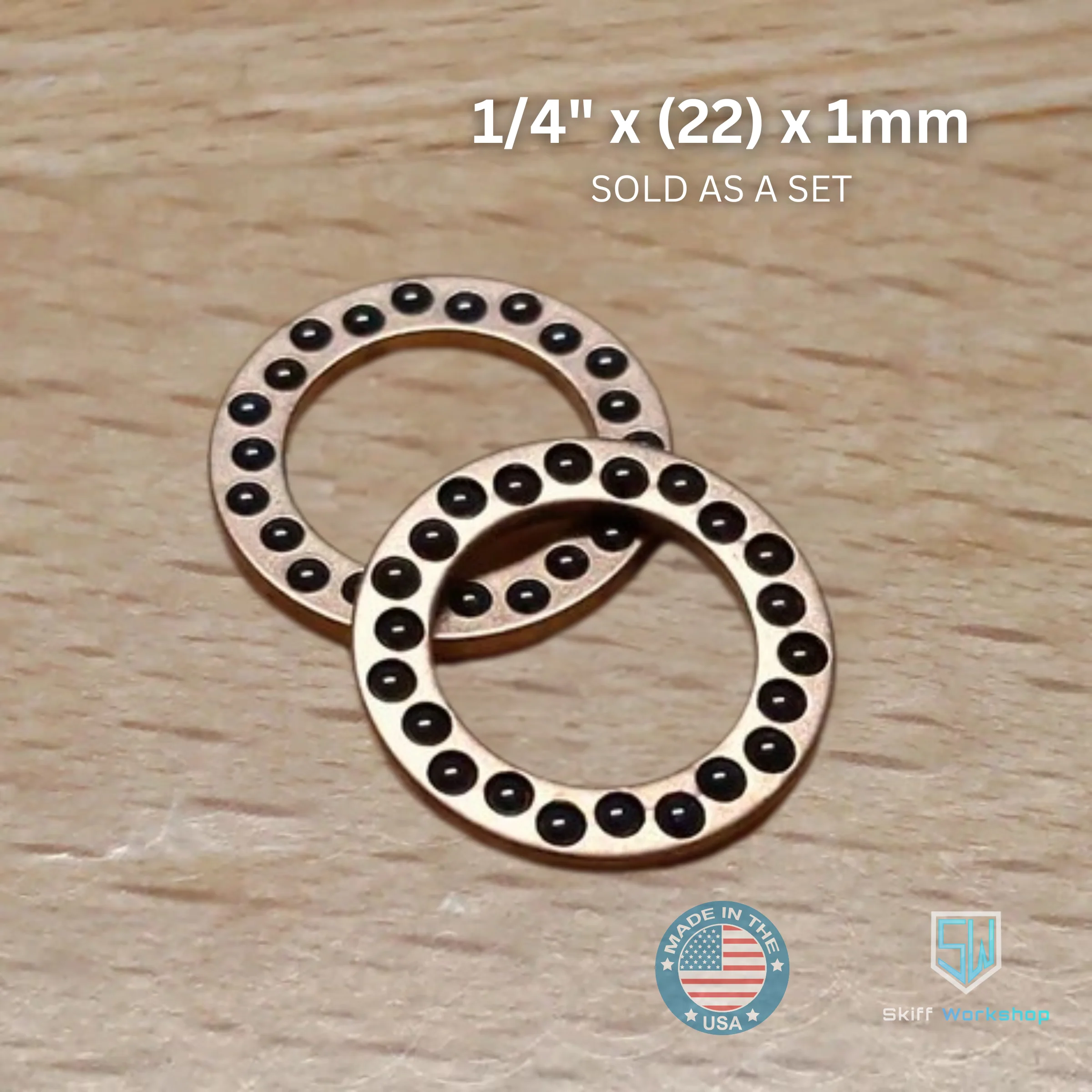 Bearings - 1/4" x (22) x 1mm