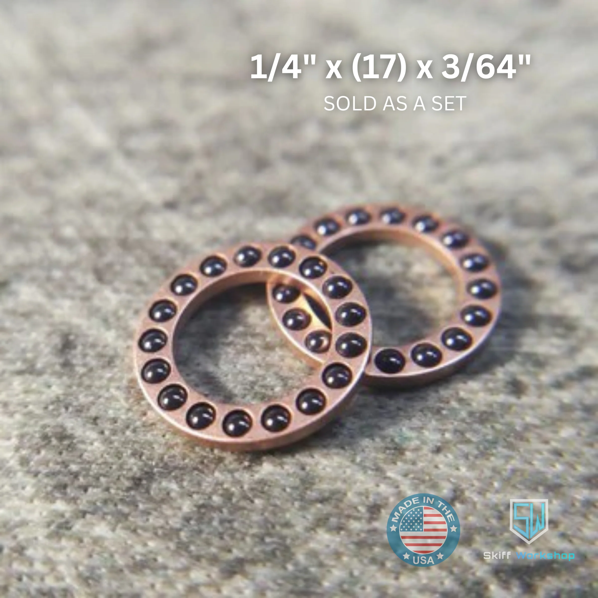 Bearings - 1/4" x (17) x 3/64"