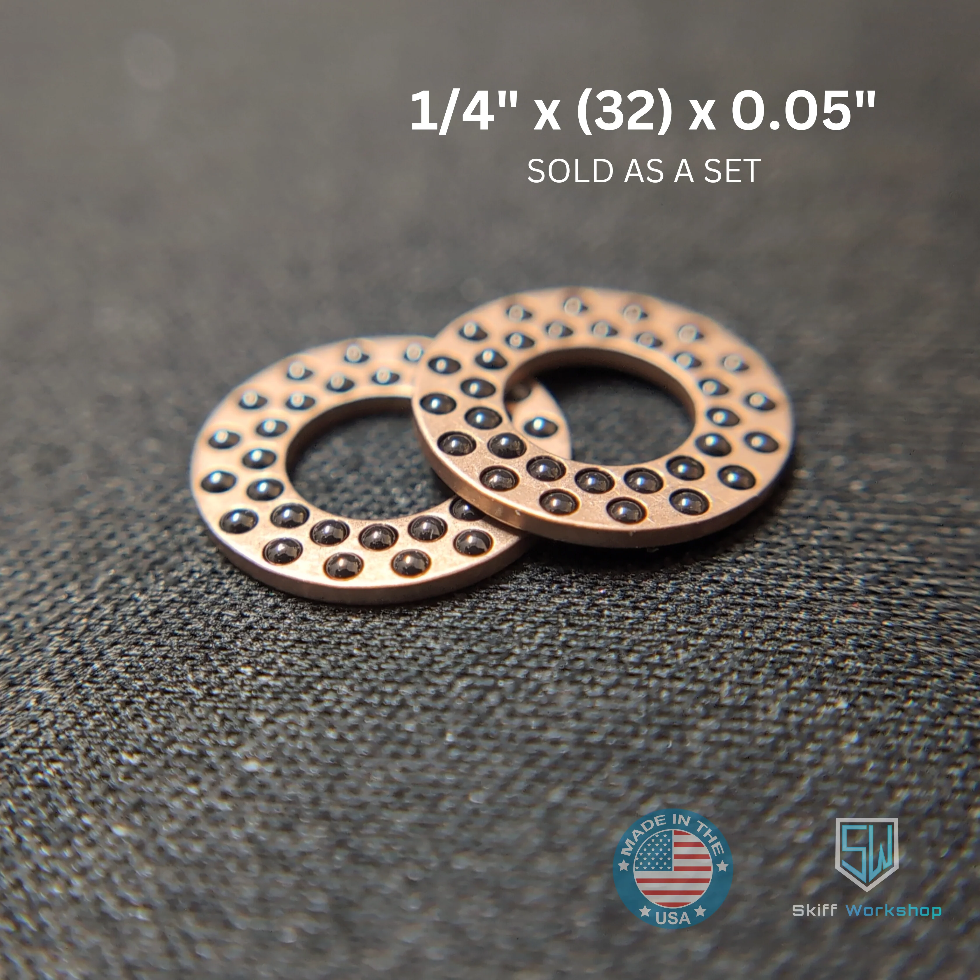 Bearings - 1/4" x (32) x 0.050"