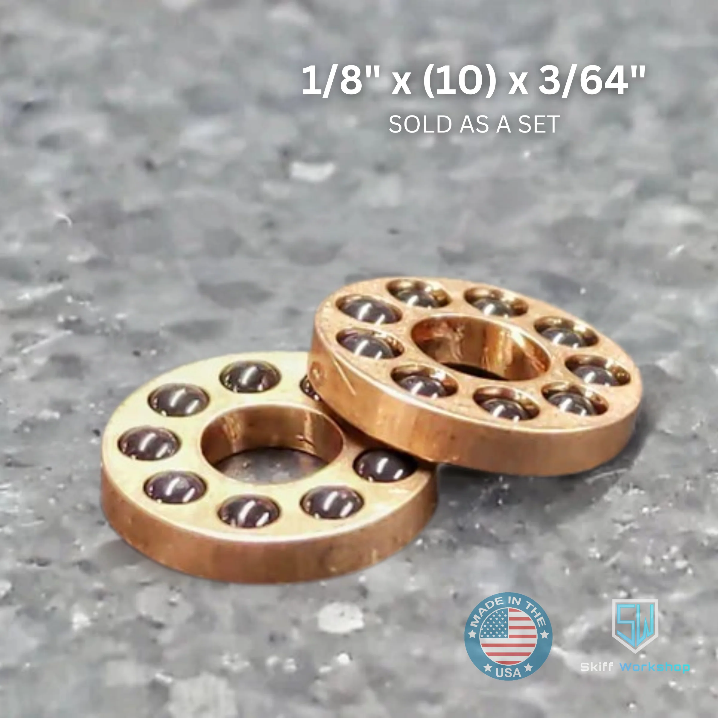 Bearings - 1/8" x (10) x 3/64"