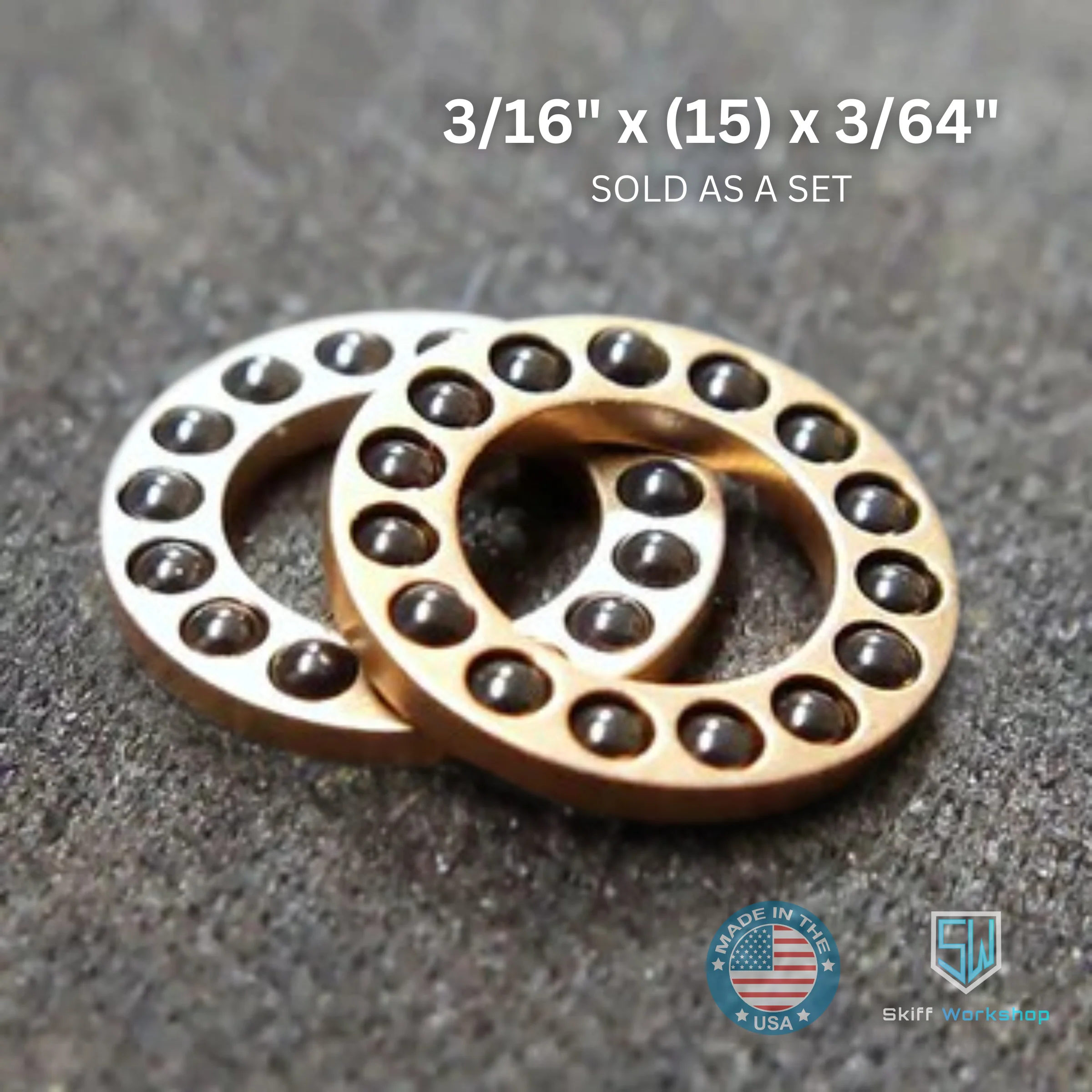 Bearings - 3/16" x (15) x 3/64"
