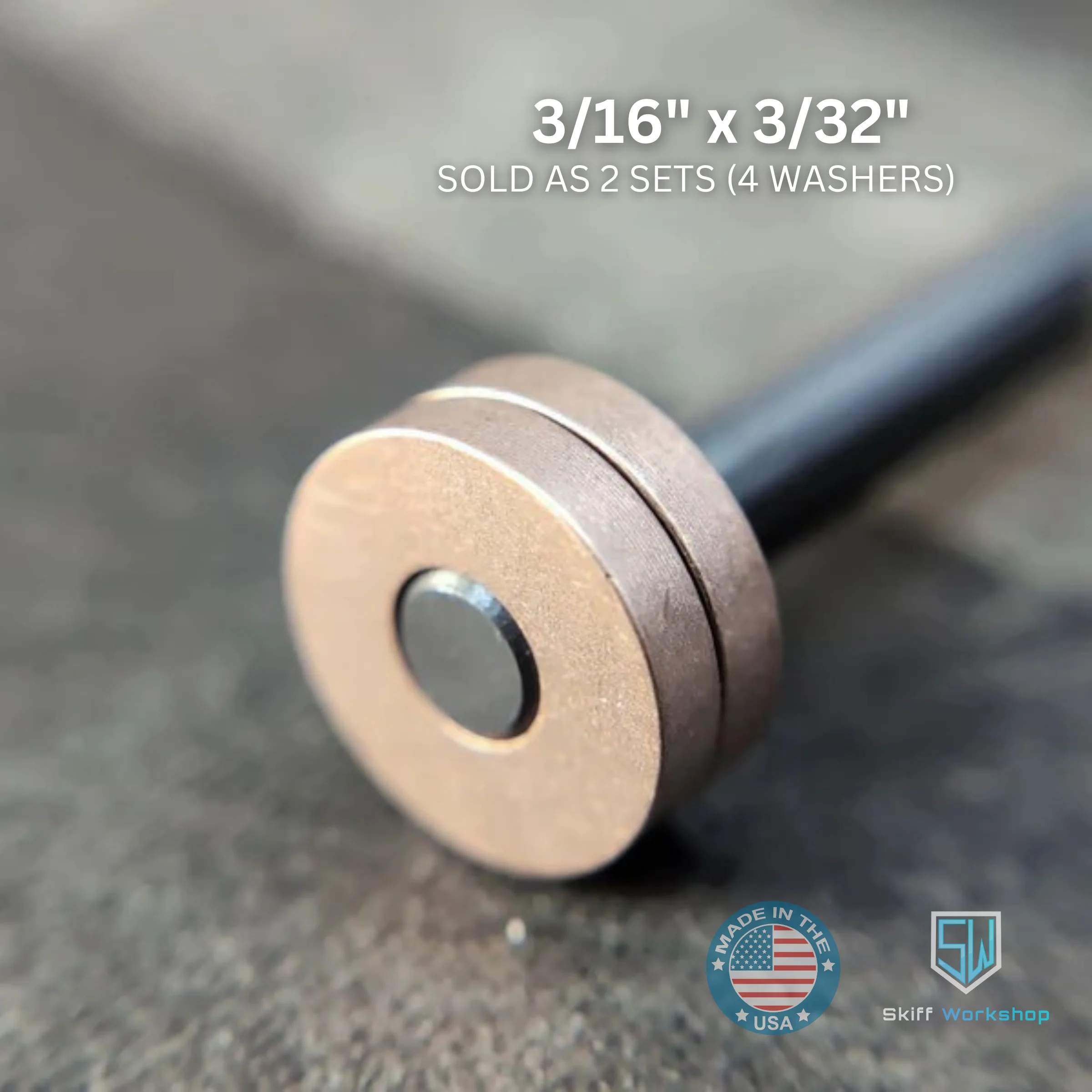 Thick Washers - 3/16" x 3/32" (4 Washers)